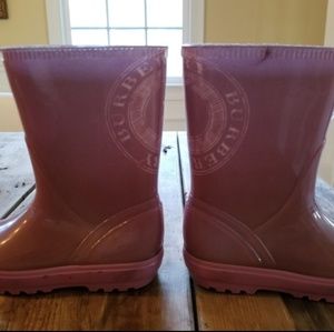 100% Authentic BURBERRY rain boots